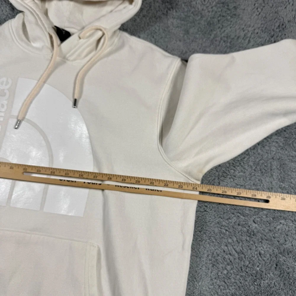 The North Face Cream Pullover‎ Hoodie Sweatshirt Graphic Mens Size XL